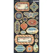 Graphic 45 - Catch of the Day - Chipboard Die-cuts