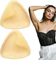 [Generisch] Sticky Bra Push Up, Adhesive Push Up Pads, Self-Adhesive Nipple for Women, Instant Lift Bra, Strapless Dress, Silicone Adhesive Bra for Swimsuit Sports, Skin Color, A