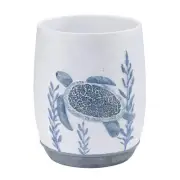 - Waste Basket, Decorative Trash Can, Sealife Bathroom Decor (Caicos Collection)
