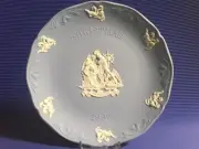 Wedgwood Jasper 1997 Xmas 19Cm Christmas Plate Z36