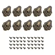 Toggle Catch Lock (50mm x 35mm) 10Pcs, Iron Hasp Latches