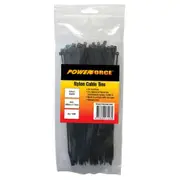 Powerforce POWCT2007BK-100 UV Resistant - Nylon 6/6 Cable Tie - 200mm x 7.6mm - [POWCT2007BK-100]