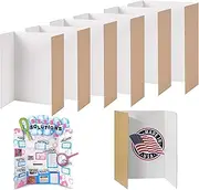 ArtSkills Trifold Poster Board 28 x 40 Tri Fold Poster Boards for Science Fair, Presentations, School Projects - 6 Count, White