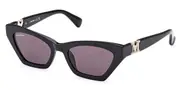 Max Mara MM0057 EMME13 01A Women’s Sunglasses Black Size 52