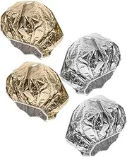 Healvian 4pcs Tinfoil Hair Processing Cap Heat Insulation Deep Conditioning Hat