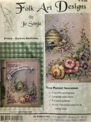 Tole Painting Pattern Packet: Garden Sketches by Jo Sonja Jansen