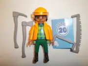 Playmobil,LOGGER WITH TOOLS,Series # 20 Figure