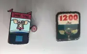 Lot Of 2 Gremlins Gizmo Mogwai (1" Enamel Pin) horror movie Funny 80s RETRO NEW