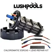 CHLOROMATIC / AQUACHLOR ESR240 Replacement Chlorinator Cell + Half Lead Kit