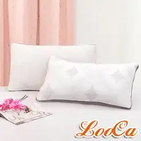 在飛比找森森購物網優惠-LooCa 古典3D蠶絲棉枕(2入)