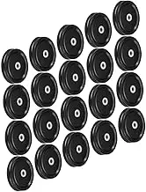 OATIPHO 20 pcs jar Reusable lid Metal jar lids Reusable jar lids jar lid with Straw Hole jar lid for Replacement jar Metal lid Cup Seal Tinplate