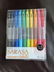 ZEBRA SARASA CLIP 0.5mm 10 COLOR SET #3551de