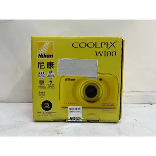 【蝦米二店】Nikon CoolPix W100 防水數位相機 相機 原廠盒裝