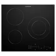 Westinghouse 60cm 3 zone ceramic cooktop with Hob2Hood, MaxiZone, dual variable zone, touch controls WHC633BD