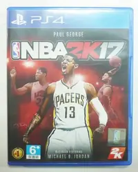 在飛比找Yahoo!奇摩拍賣優惠-PS4 美國職業籃球 NBA 2K17 (中文版)**(二手