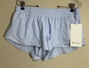 NWT Lululemon Size 10 Hotty Hot LR Short 2.5” *Lined WNDM Blue $68