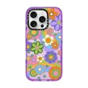 iPhone 16 Pro Impact Case Groovy Floral