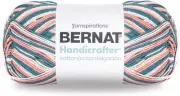 Bernat Handicrafter Cotton Yarn, Gauge 4 Medium Worsted, Coral Sea
