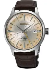 [Seiko] Presage Stainless Steel Watch in Silver/Brown