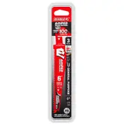 Diablo 6'' AMPED Demo Demon Carbide Reciprocating Saw Blade for General Purpose - 3 Pack