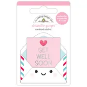 Doodlebug Get Well Soon Sticker