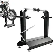 Wezalget Motorcycle Tire Balancer | Manual Motorcycle Wheel Balancing Stand Portable Rim Repair Tool Tires Alignment Device - Spin Static Truing Stand for Motorcycle Wheel