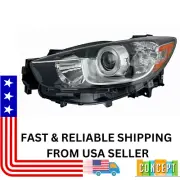 For 2013-2016 Mazda CX5, Halogen Headlight Assembly w/Bulbs Left Side MA2518146