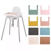 High Chair Custom Placemat Feeding Solid Plate Placemat Soft Silicone Table Mat