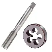 M14x2.0mm HSS Metric Tap And Die Set Thread Tap And Round Thread Die Right Ha...