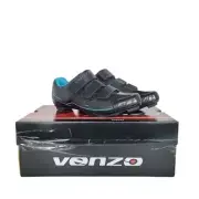 Venzo Bike Bicycle Women's Ladies Road Cycling Riding Shoes with 3 Straps