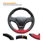 Hand sewn Alcantara Leather Steering Wheel Cover for Chevrolet Malibu Equinox