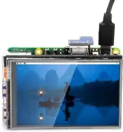 3.5 inch HDMI LCD Touch Screen Monitor Display TFT 480 * 320 Pixel Resolution
