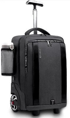 YH&GS 18” Wheeled Luggage Backpack For Travel Business College-New!!
