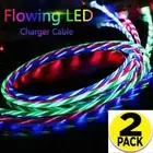 2 Pack 6ft LED Fast Charge 8 Pin Cable for Apple iPhone 13 12 11 X XR XS Pro Max