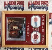Larry the Cable Guy Authentic Signed Photo Framed 8x10 Collage Autographed PSA