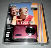 Vivitar ViviCam T027 Digital Camera Red 12.1 MP 4X Zoom NEW SEALED * No SD Card*