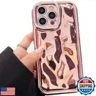 Hcnrreivn Case for iPhone 15 Pro Max 6.7 Inch, Electroplated Meteorite Cute G