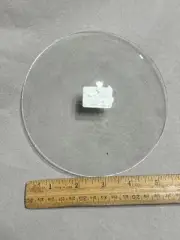 VTG HR ROUND CONVEX 5 13/16" MANTLE CLOCK GLASS FACE NO 70-705-13 JAPAN NOS