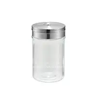 在飛比找PChome24h購物優惠-日本進口 不鏽鋼蓋玻璃調味罐80ML