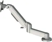 Adjustable Arm Desk Mount Silver Dual Arm Table Style Monitor Stand Suitable for 15-32 Inch Load-Bearing Capacity of 15kg Monitor Arm Desk Mount