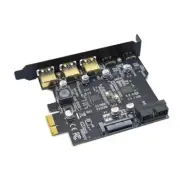 USB 3.2 Gen1 PCIe Card Hub Type-C & USB 3.0 Ports for Windows/Linux