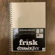 Frisk Drawing Tablet A5 140GSM 15 Sheets Cartridge Paper Charcoal Graphite Chalk