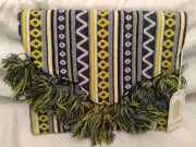 Mud Pie Handbag Purse Yellows And Blues 9 X 11 NWT