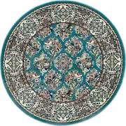 Narenj Collection Classic Traditional Textured Repeat Design Area Rug, 5' 1"