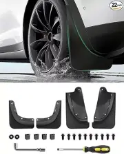 4Pcs Tesla Model Y Mud Flaps Splash Guards Winter Vehicle Sediment Protection