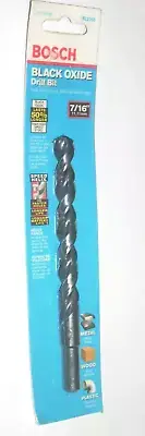 Bosch BL2155 Black Oxide 7/16" Drill Bit Speed Helix for Metal Wood Plastic