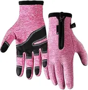 [Generic] Cycling Gloves Touch Screen Gloves Thermal Touchscreen Gloves Windproof Driving Gloves Winter Gloves Anti-Slip Gloves for Running Cycling