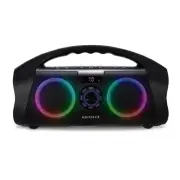 Aiwa Portable Boombox Speaker Waterproof with Multi Color light and Display
