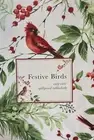 Benson Mills Festive Birds Red Cardinal Christmas Cloth Tablecloth 70” Round