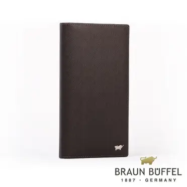 【BRAUN BUFFEL】德國小金牛 HOMME-M系列17卡長夾（咖啡）BF306-301-ENY